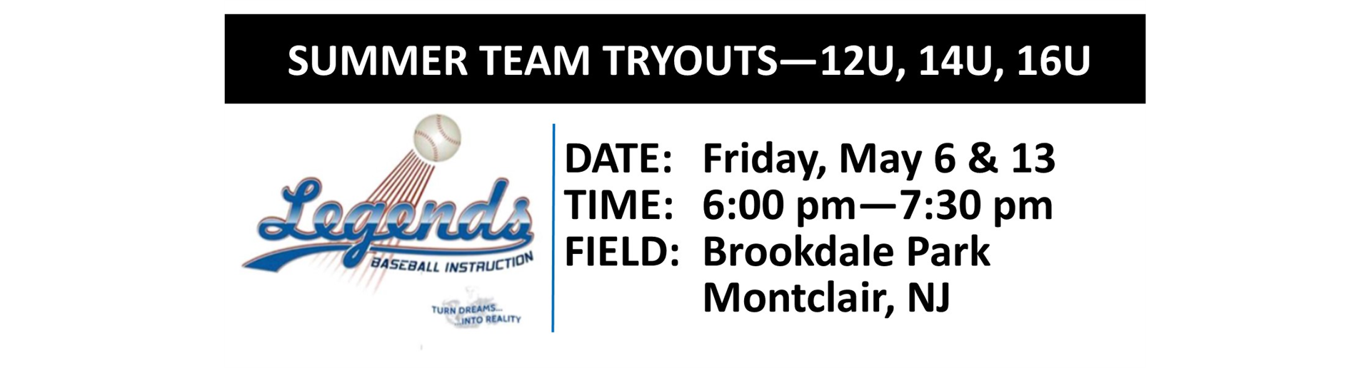 SUMMER TEAM TRYOUTS