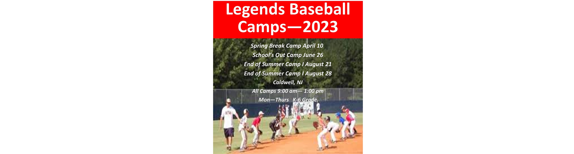 Legends Baseball & Softball Camps