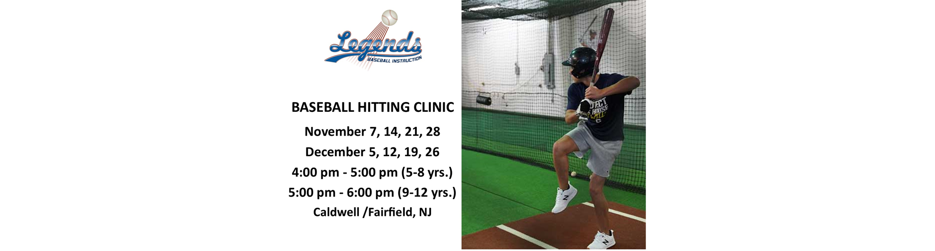 Legends Baseball Hitting Clinic